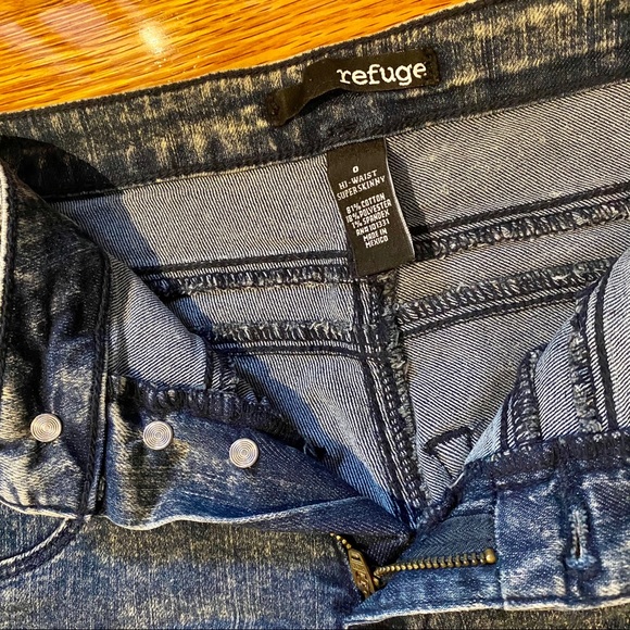 Women Jeans Hi Waist Skinny Grey 0 Refuge - Picture 6 of 6